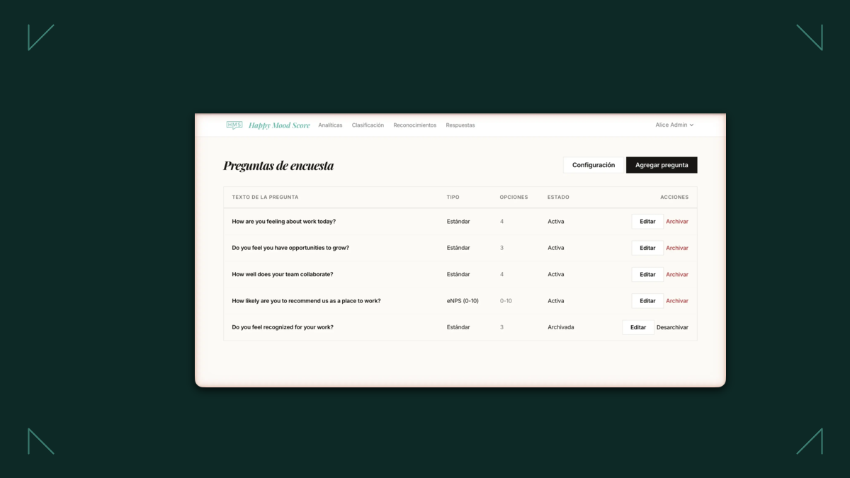 15 preguntas de encuestas pulse que revelan cómo se siente tu equipo